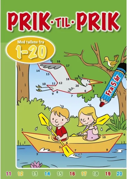 Punkt zu Punkt mit den Zahlen von 1-20 (Kanu) - Hobby - Heft